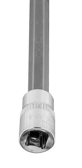 Neo Tools Битов ключ с Allen връх и Квадратно Гнездо 1/2'' Размер H5x87мм 1бр