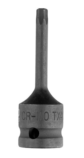 Neo Tools Битов ключ Air с Torx връх и Квадратно Гнездо 1/2'' Размер T40 1бр