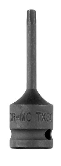 Neo Tools Bit-Stecknuss Pneumatisch mit Torx-Bit und Antriebsvierkant 1/2'' Größe T30 1Stück