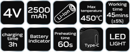 Neo Tools Soldering Iron Battery 4V