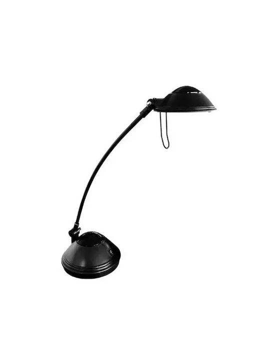 Fos me Office Lamp with Flexible Arm in Black Color