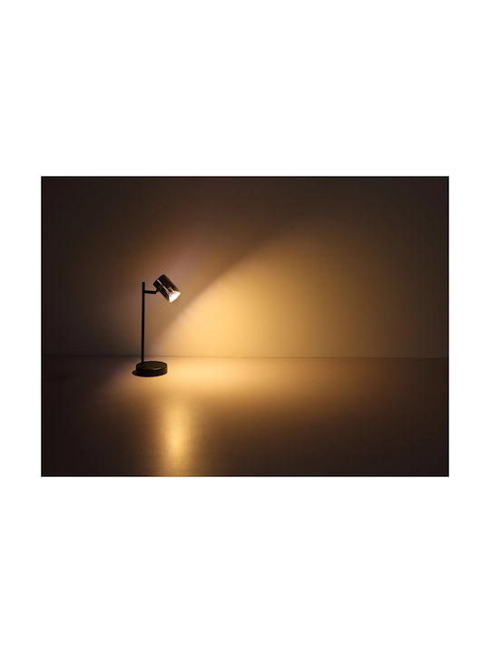 Globo Lighting Office Lamp for Socket GU10 in Black Color