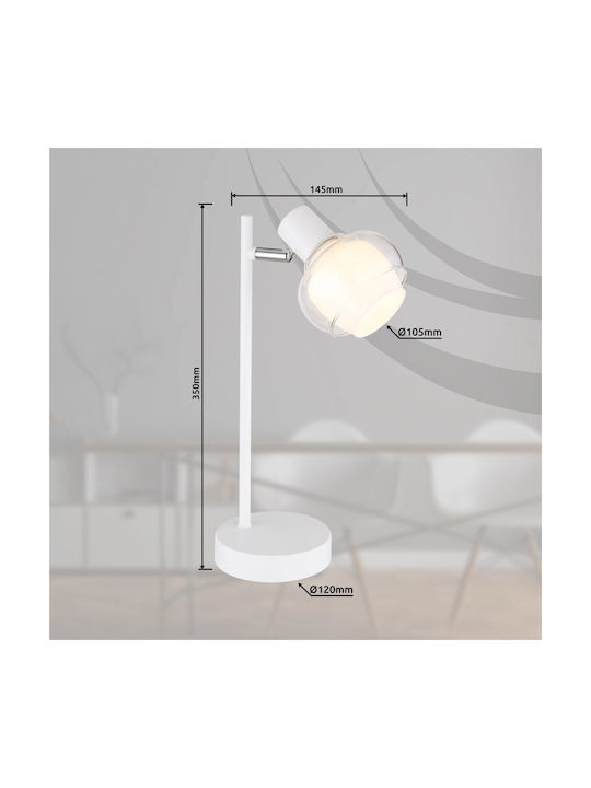 Globo Lighting Φωτιστικό Γραφείου για Ντουί E14 σε Λευκό Χρώμα