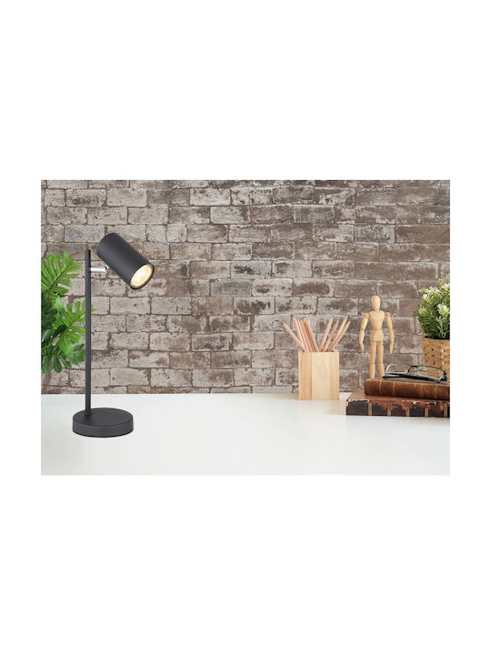 Globo Lighting Robby Φωτιστικό Γραφείου για Ντουί GU10 σε Μαύρο Χρώμα
