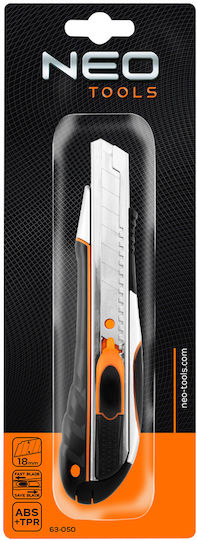 Neo Tools Cuțit pliant cu Lățime Lamă 18mm
