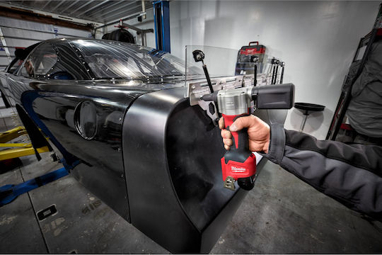 Milwaukee M12 BPRT-201X Комплект Електрическа шлайф машина Батерия Литиева 12V 1x2Ах с калъф