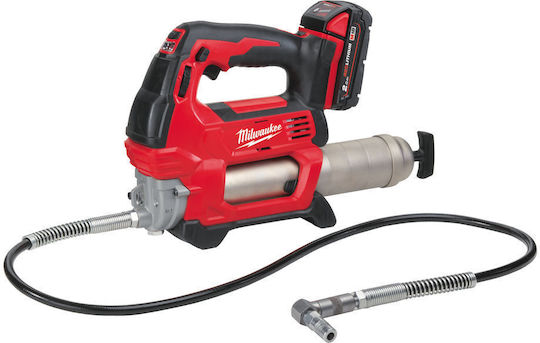 Milwaukee M18 GG-201C Kit Electric Grease Gun Battery Lithium 18V 1x2Ah with Case