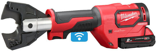 Milwaukee M18 ONEHCC-201C ACSR SET Κιτ Ηλεκτρικός Κόφτης Καλωδίων Μπαταρίας Λιθίου 18V 1x2Ah με Θήκη