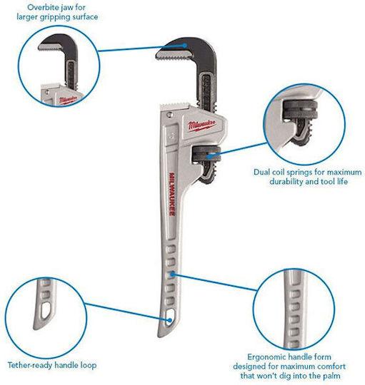 Milwaukee Pipe Wrench 12" 300mm