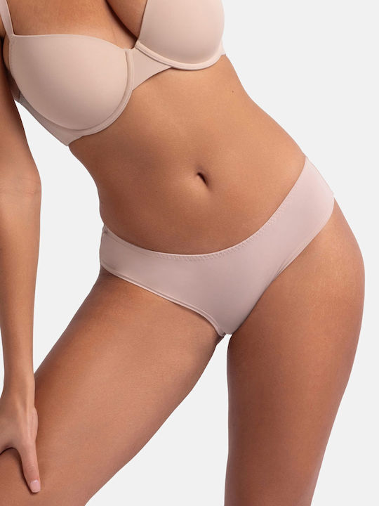 Γυναικεία Slip 2Pack με Δαντέλα Rose/beige