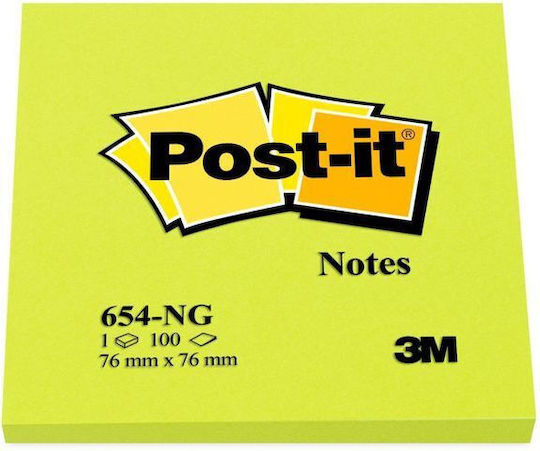 Post-it Notizzettel im Würfel 100 Blätter Grün 7.6x7.6Stück