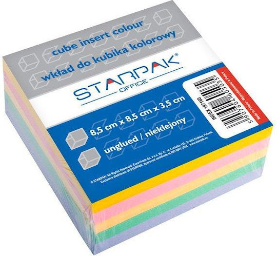 Starpak Note Pads in Cube 8.5x8.5pcs