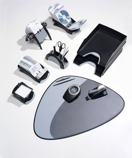 Deskware Holder Durable Vegas Silver Black