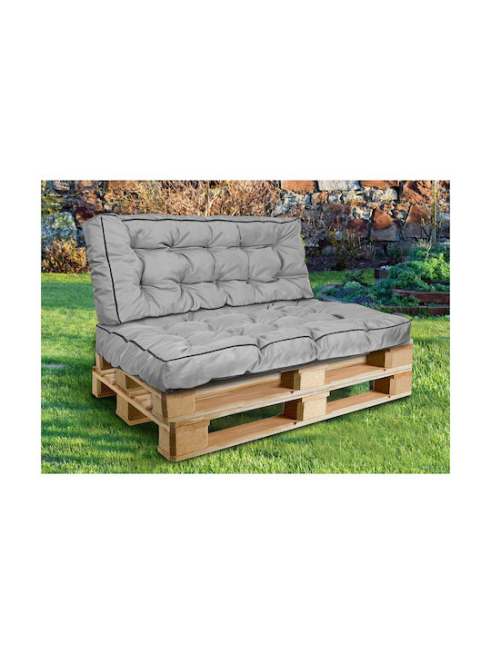 AIO Factory Waterproof Pernă pentru Bancă de Grădină Gri 40x120cm.