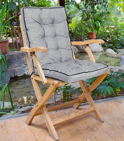 AIO Factory Gartenstuhlkissen Grau 50x80cm AIO Factory Gartenstuhlkissen Grau 50x80cm