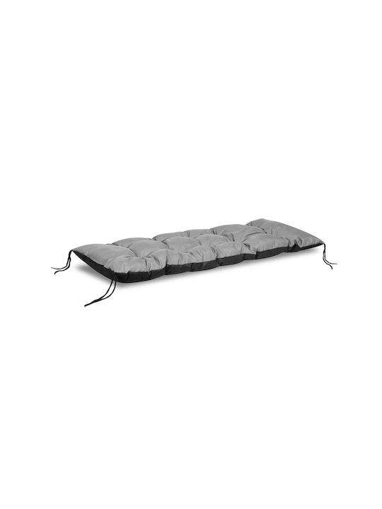 AIO Factory Waterproof Bench Cushion for Garden Bench with Backrest Gray 50x120cm