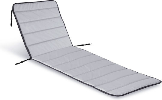AIO Factory Pernă Waterproof Pentru Pat De Soare Cu Spătar Gri 60x190cm