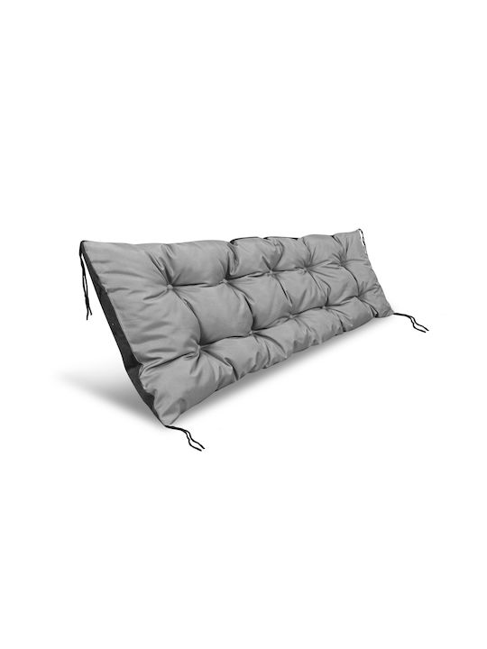 AIO Factory Wasserdichtes Sonnenbank-Kissen Mit Rückenlehne Grau 50x180cm