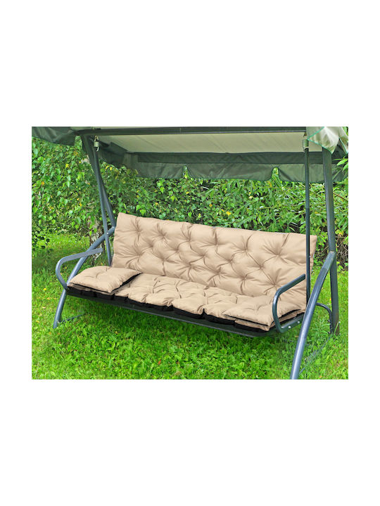 AIO Factory Wasserdichtes Gartenstuhlkissen mit Rückenlehne Beiges 60x120cm