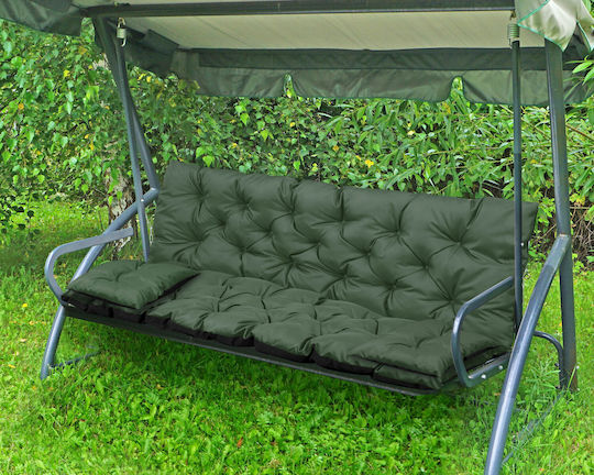 AIO Factory Wasserdichtes Gartenstuhlkissen mit Rückenlehne Grün 60x120cm