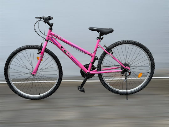TEC Eros 24" Ροζ Mountain Bike με 21 Ταχύτητες