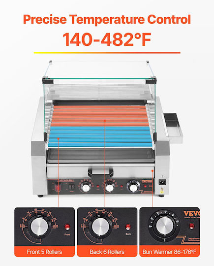 Vevor Elektrisches Grill 2400W Gray