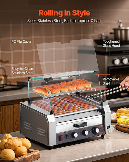 Vevor Elektrisches Grill 2400W Gray