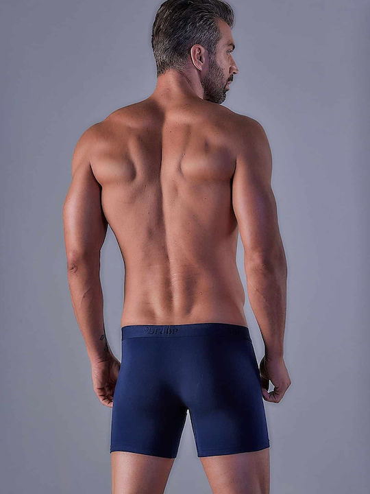 Ανδρικά Μποξεράκια Μπλε με Σχέδια 2Pack