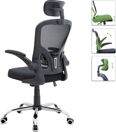 Executive with Reclining Black Velvet-Black Metal Falcon Megapap Executive with Reclining Black Velvet-Black Metal Falcon Megapap