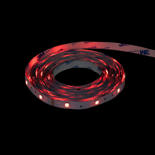 LED-Streifen USB 5V 5m mit Netzteil & Fernbedienung