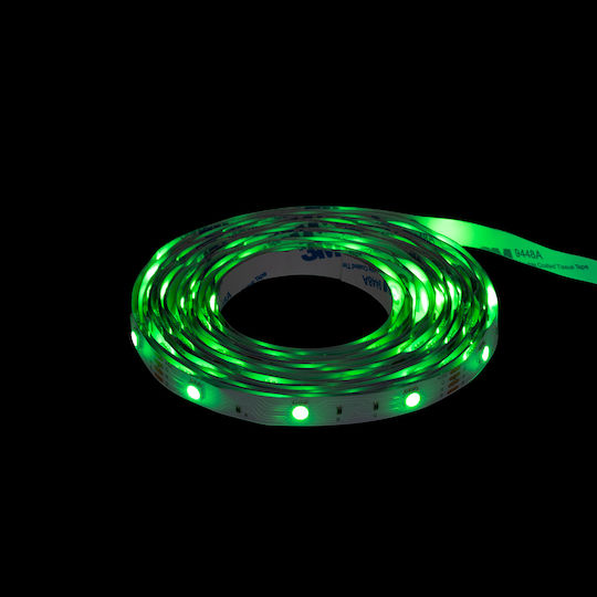 LED-Streifen USB 5V 5m mit Netzteil & Fernbedienung