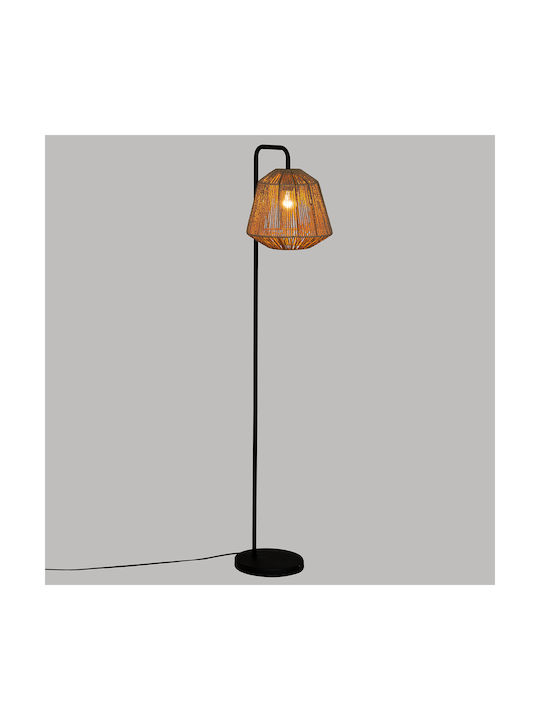 Floor Lamp H150xW36.5cm. with Socket for Bulb E27 Beige