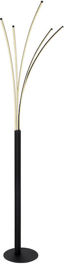 Globo Lighting Bizzy LED Φωτιστικό Δαπέδου με Ψυχρό Λευκό Φως Μαύρο