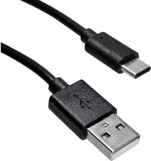 DeLock USB 2.0 Cable USB-C male - USB-A Μαύρο 0.5m 83326