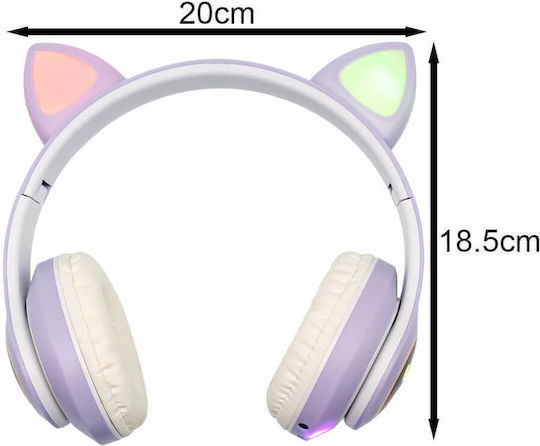 Cat STN28 Fără fir / Cu fir On Ear Căști cu Radio cu 7 ore de Funcționare Violet