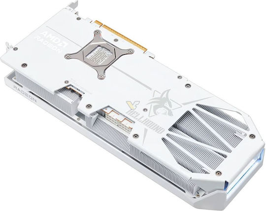 PowerColor Radeon RX 9070 XT 16GB GDDR6 Hellhound White Κάρτα Γραφικών