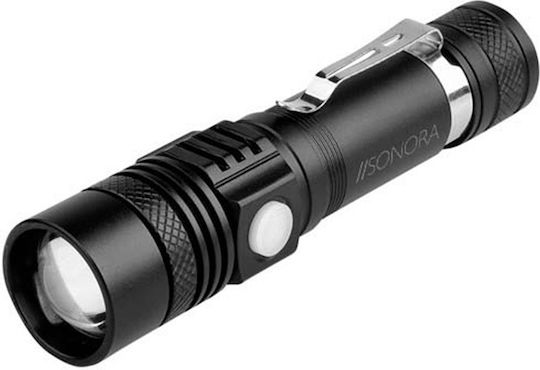 Sonora Rechargeable Headlamp LED with Maximum Brightness 600lm Black