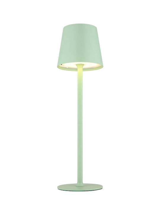 Globo Lighting Настолна лампа LED с Зелен Абажур и Основа