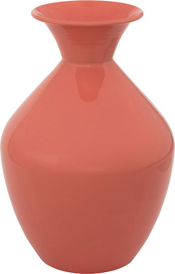 Βάζο Μεταλλικό Kian Ροζ Φ25xΥ37cm