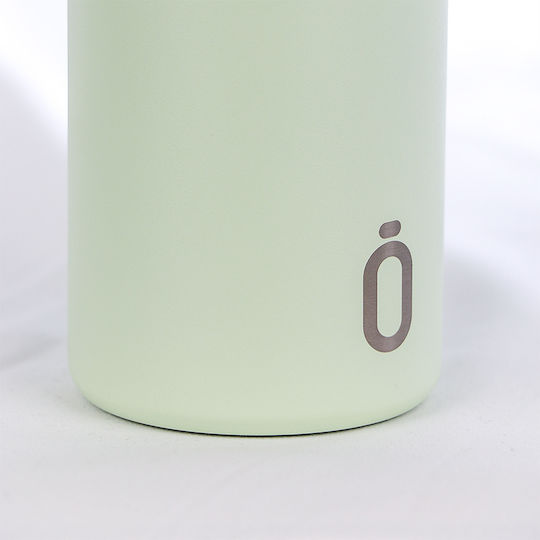 Runbott Runbott Thermosflasche Rostfreier Stahl BPA-frei 600ml Melone