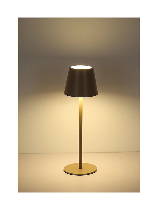 Globo Lighting Table Lamp with Beige Shade and Base