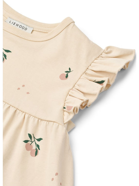 Neveah Mädchenkleid Pfirsich Meeresmuschel