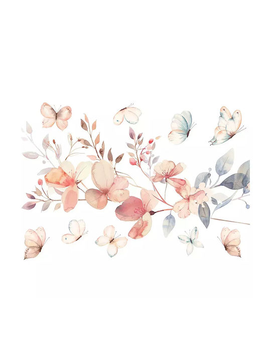 Flowering Vintage Branch Wall Stickers 44242