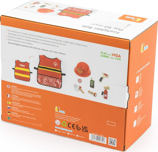 Viga Toys Spielzeug Zum Spielen Aus Holz Für 3+ Jahre 8 Stück