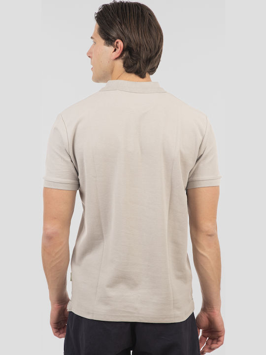 Rebase Polo Herrenbluse Platinum