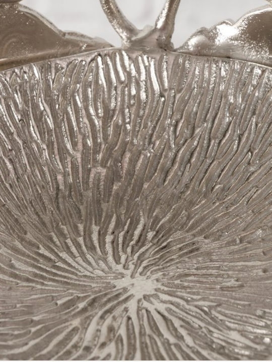 Boltze Decorative Bowl Silver 19.5x19.5cm