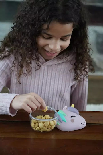 Melii Plastic Kids' Food Container Unicorns Pink