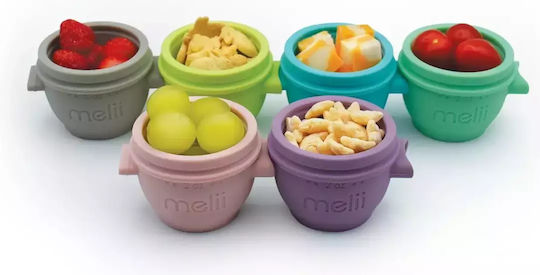 Melii Plastic Kids' Lunch Set 0.059lt Multicolour