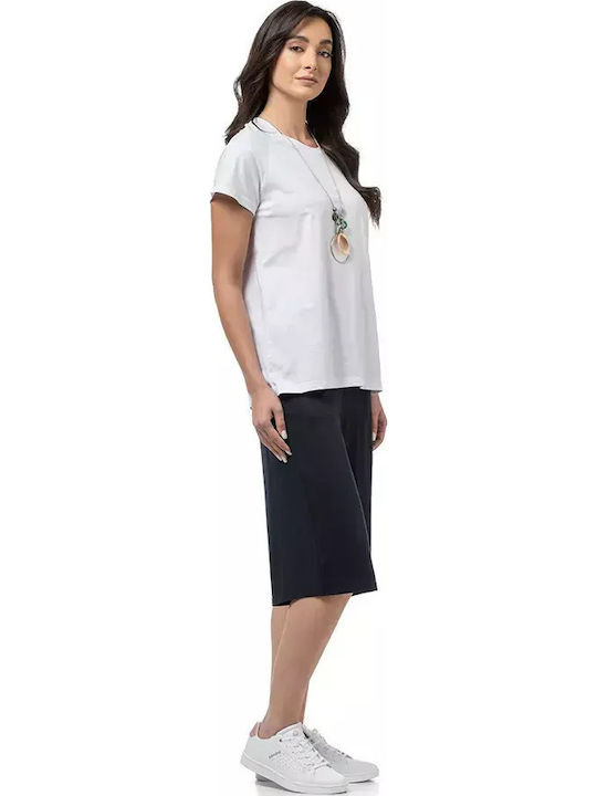 Damen Bluse Baumwolle Weiß