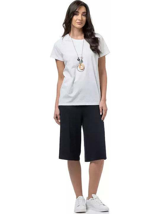 Damen Bluse Baumwolle Weiß